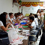 Las Ninas working with patients in Calexico